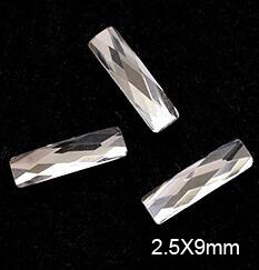 16 Stijl S/L-Steentjes, Speciale Vormige Non Fix Steentjes, 20Pcs Plaksteen, crystal Clear Nail Art Rhinestones: color14