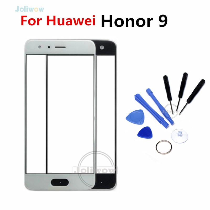 For Huawei Honor 9 Touch Screen Front Glass Lens Touch Screen Panel For Huawei Honor 9 Front Outer glass Screen STF L09 AL00