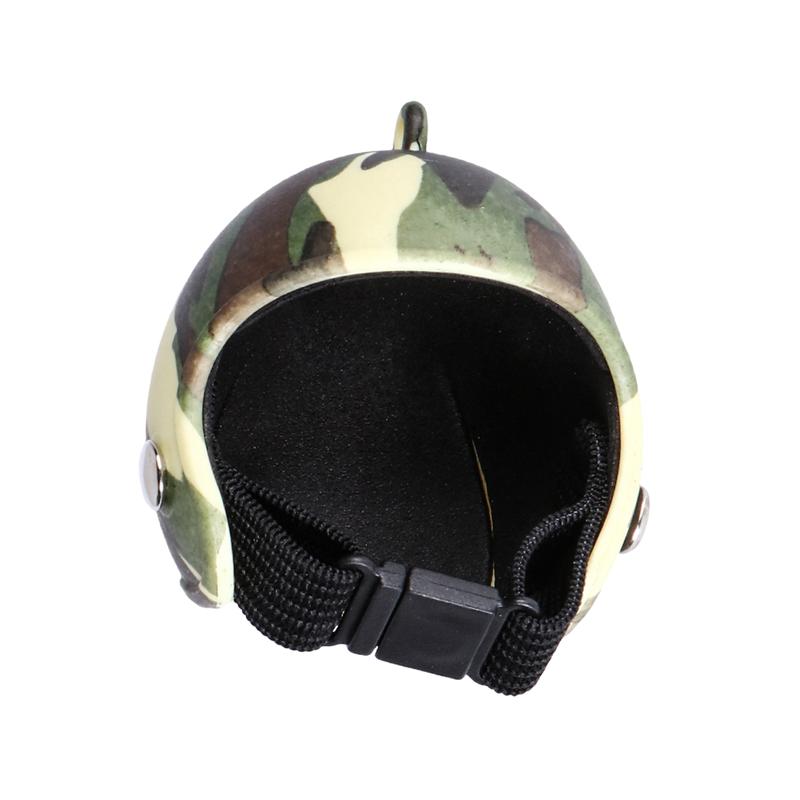 1 unidad, casco divertido para mascotas, aves, gallinas, casco, equipo de protección, sol, lluvia, casco, accesorios de disfraces, suministros para mascotas: pattern 06
