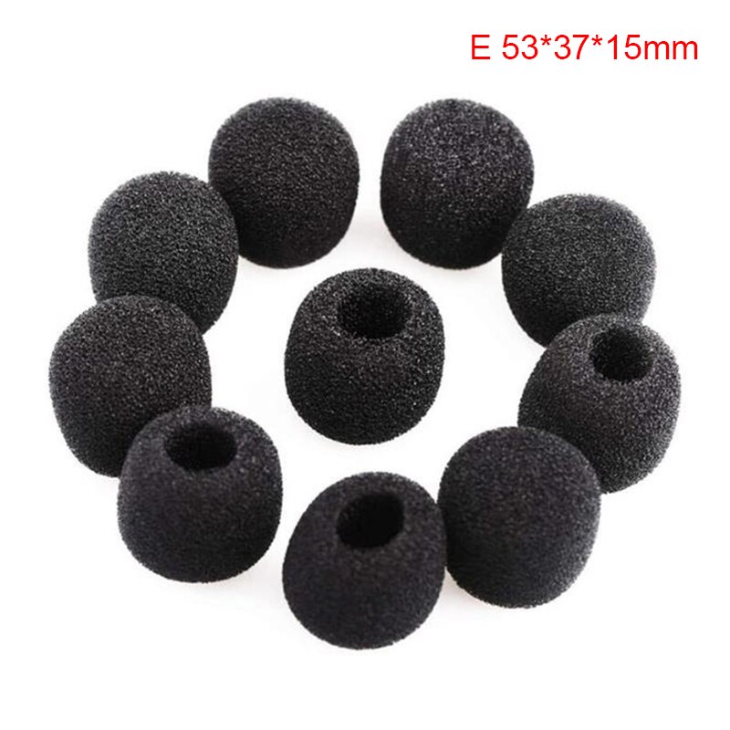 10 sztuk mini mikrofon pokrywa zestaw słuchawkowy wymienna pianka mikrofon pokrywa Mic pokrywa zestaw słuchawkowy osłona przeciwwiatrowa pianka: zielony