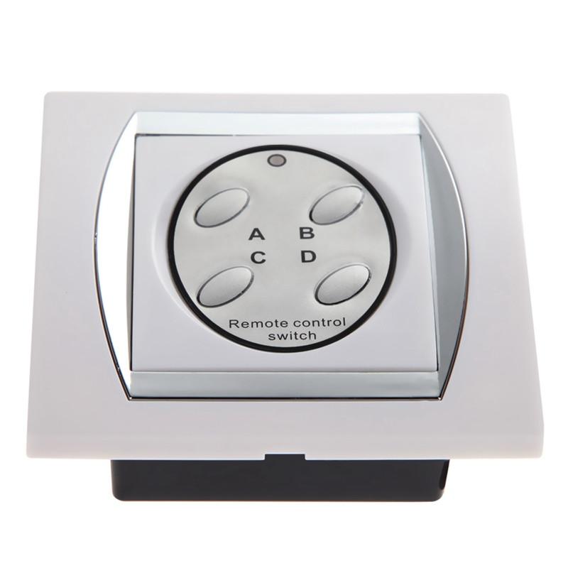 Smart Home RF 4 Channel Wireless Digital Remote Control Light Switch Power Remote Switches for Lighting 50M Range