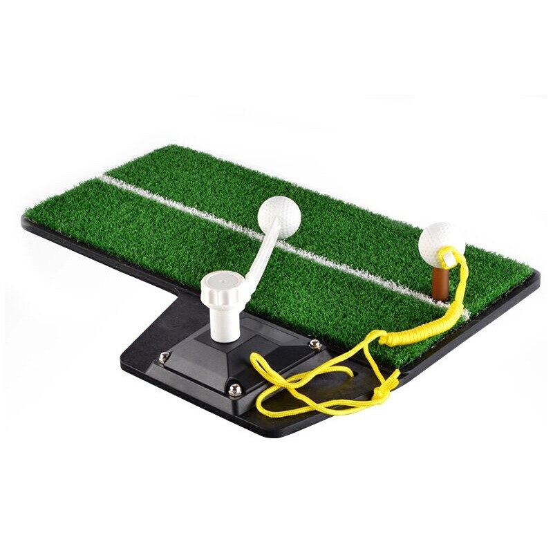 3 in 1 bærbar indendørs golf putter træner 360 ° rotation golf træning putting måtte golf putter træner indendørs golf swing måtte