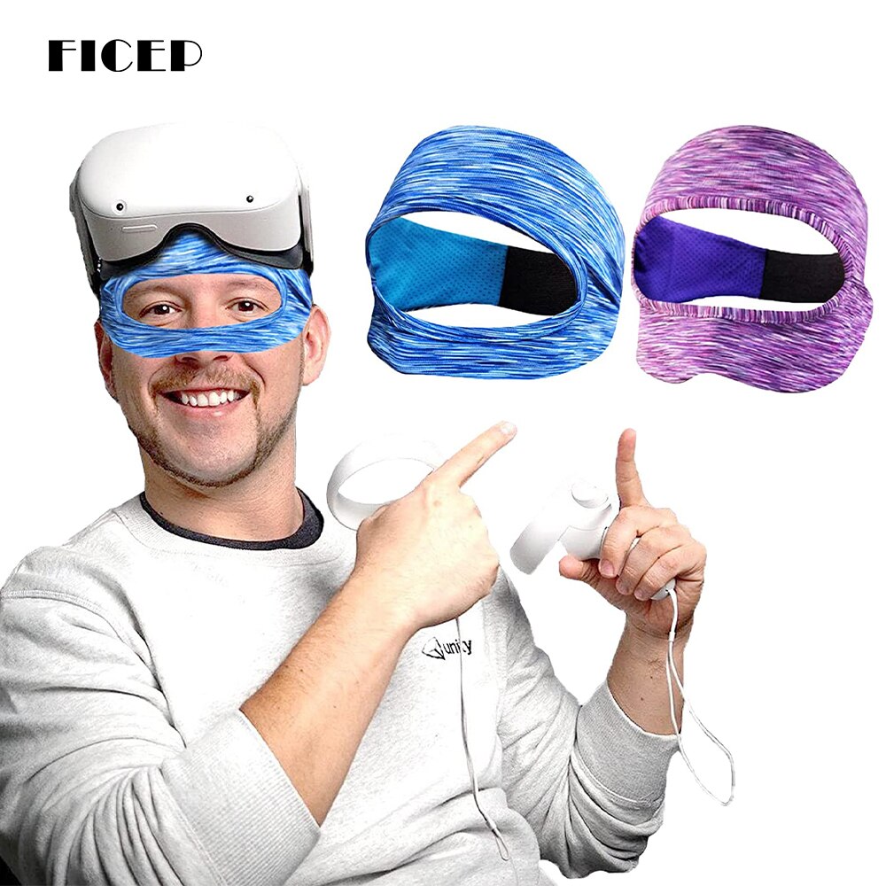 Augenmaske für meta oculus quest 2, schweißband, vr-brillenbezug, atmungsaktives virtual-reality-headset für quest 2 , htc vive zubehör