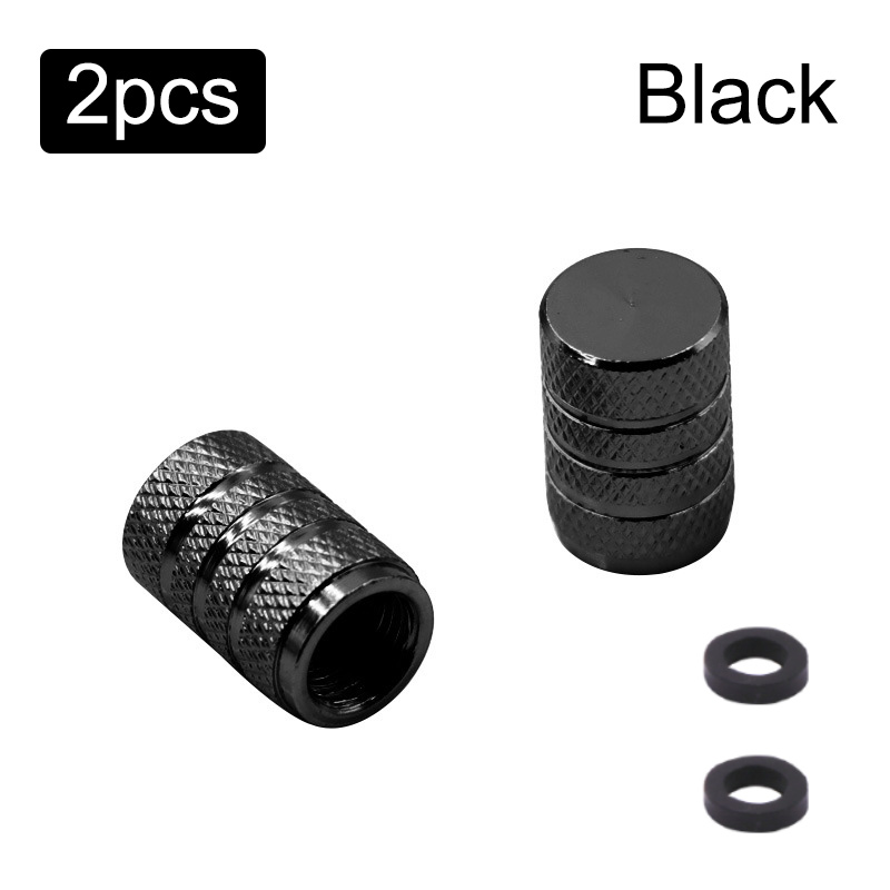 Auto Tire Valve Stems Cap Knurling Style Tire Valve Cap Aluminum Tire Wheel Stem Air Valve Cap for Car Truck Motorcycle SUV Bike: green