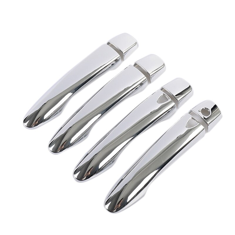 Door Handle Cover Pad Sticker Molding Styling Overlay Bezel for Renault Kadjar - Chrome