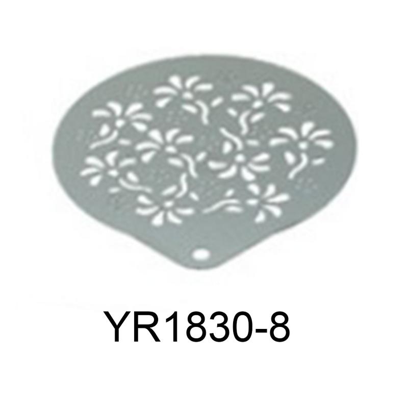 Koffie Stencils Rvs Koffie Decorating Stencils Sjabloon Voor Latte Cappuccino Cupcake Cookie Stencils