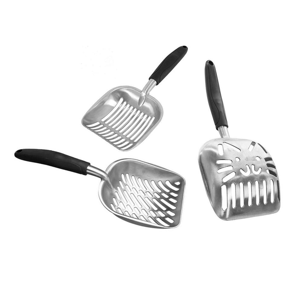 Cat Litter Shovel A Large Metal Sand Shovel for Cat Litter Screens Has A Deep Shovel and An Ergonomic Handle