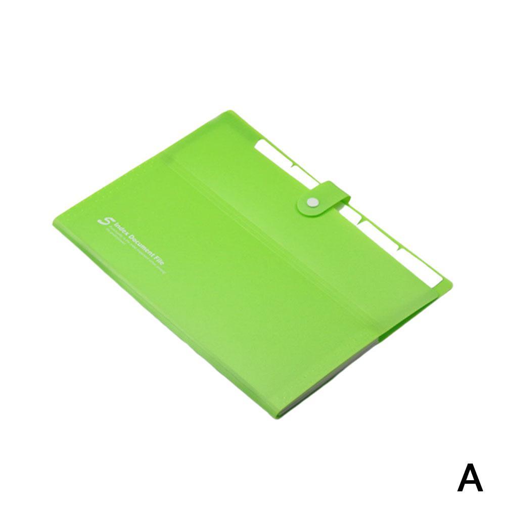 A4 Multi-layer Folder Student Organ Plastic Expanding File Bags Filing Document Bag Organizer Office School Supplies: A