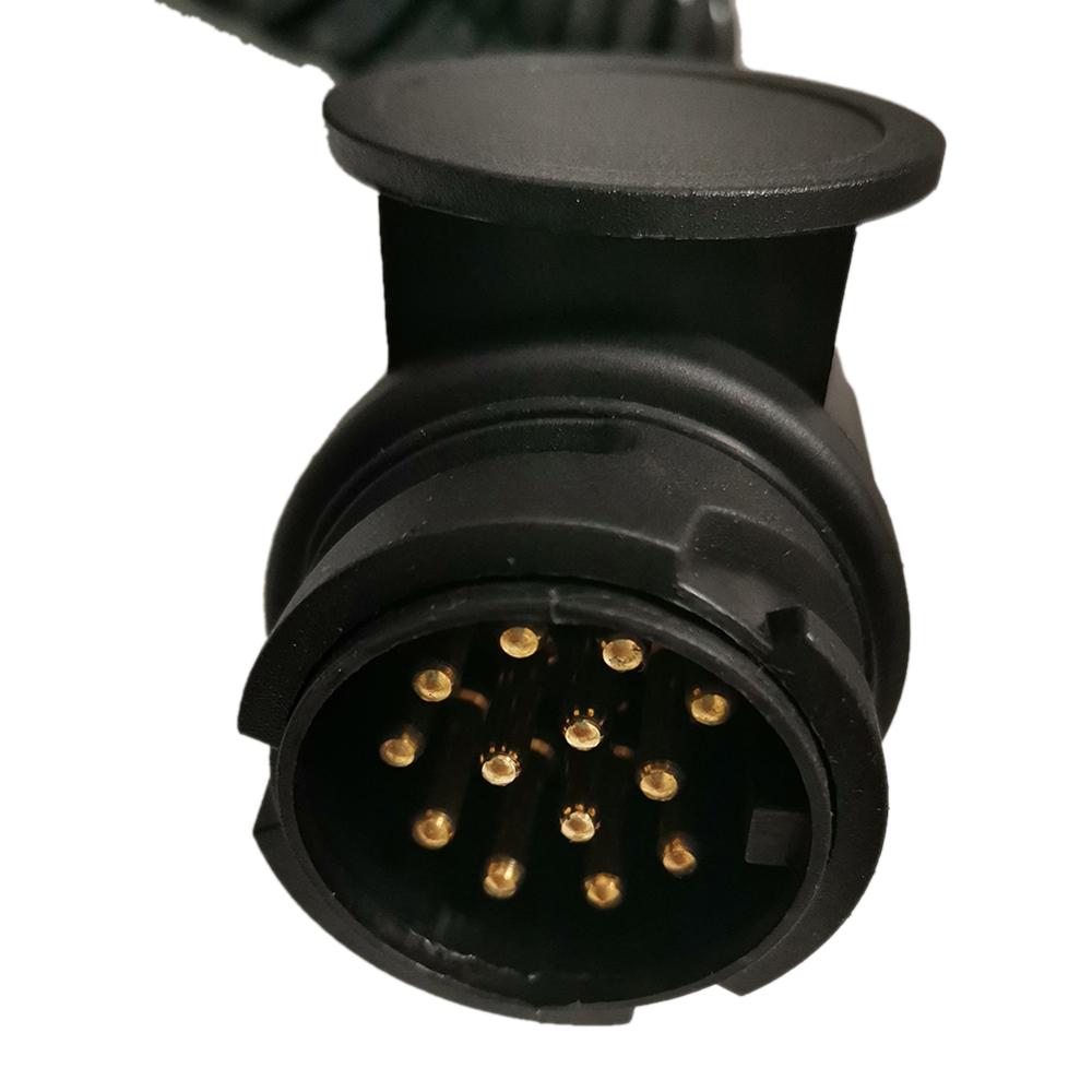 13 Pin Plug And 13 Pin Socket Trailer Plug Waterproof With Spring Cable 300cm Extension Wiring Caravan Connectors Accessories