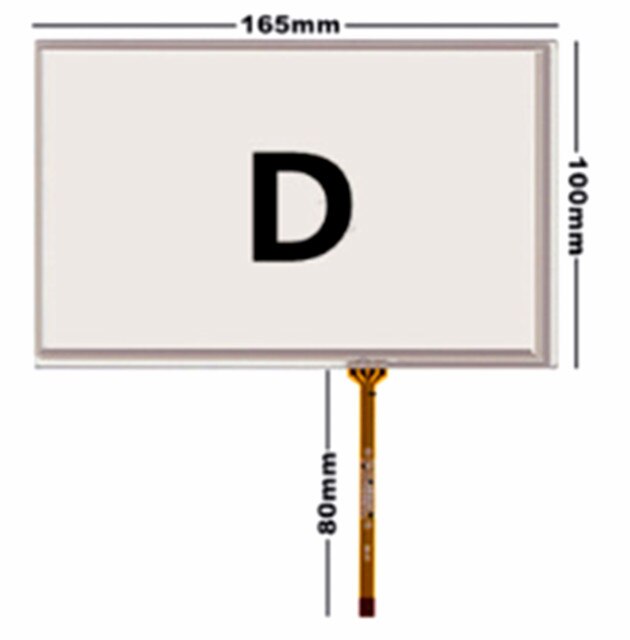 7 POLLICI 50PIN AT070TN92 AT070TN93 AT070TN94 7 pollici schermo lcd + touch screen di navigazione per Auto GPRS schermo LCD touch screen montaggio