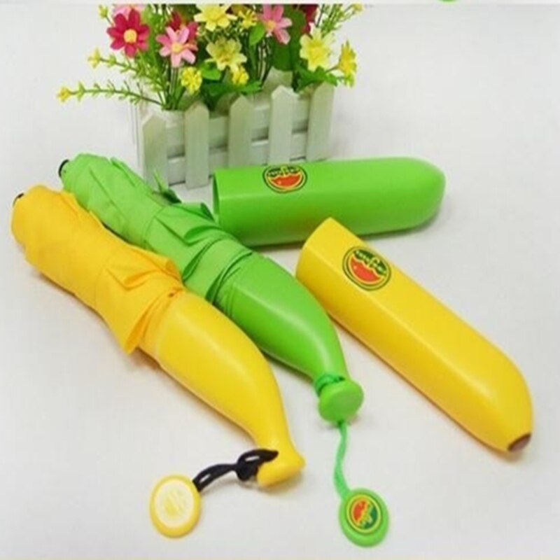 Folding Umbrella Wind Proof Resistant Kids Children Cute Fruit Rain Umbrella Outdoor Travel Luxury Girls Boys Parasol