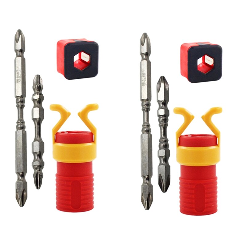 Stainless Steel Double-Head Screwdriver Set With Magnet Screw Holder Tools R9JC