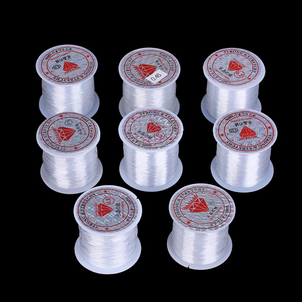 Fiskesnøre super power fiskesnøre wire pe nylon line stærk fisketråd krystal tråd monofilament lystfiskeri