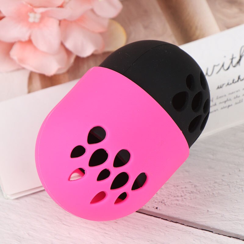 Esponja de maquillaje estante de exhibición cosmético licuadora funda de esponja soporte para esponjas de silicona suave polvo de secado de soplo soporte de huevo almohadilla de belleza: RS