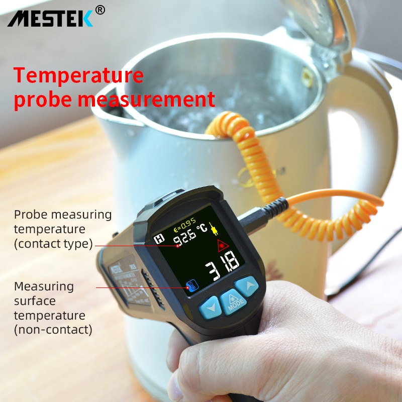 digital infrared thermometer termometro infrarojo digital Pyrometer infrared -50~800 degree Non-contact Temperature Tester