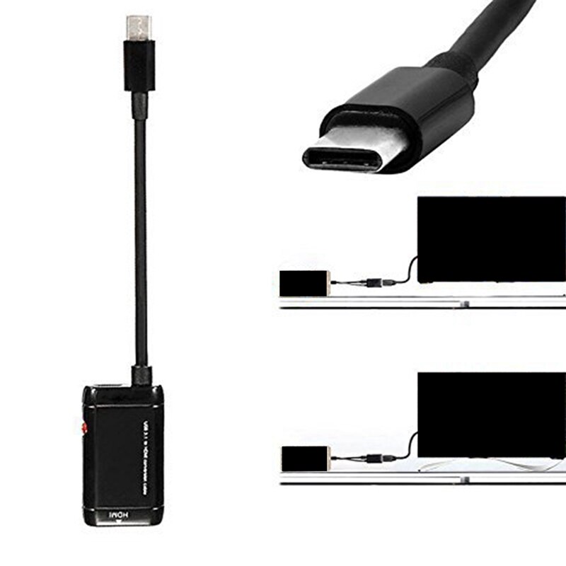 USB C Type C to HDMI Splitter with Power Port Func... – Grandado