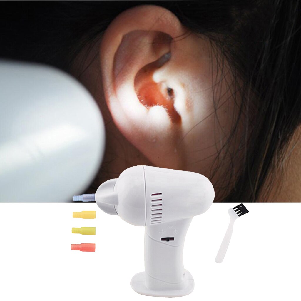 Portable Painless Electric Ear Cleaner Vac Machine with Soft Safe Head