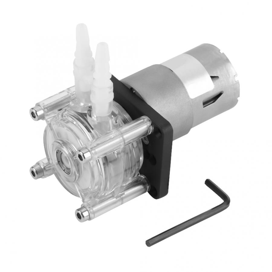 12V DC 0-400ml/min Peristaltic Liquid Pump High Flowing Dosing Pump 0.5-1.4A Peristaltic pump for Aquarium Lab Analytical Water