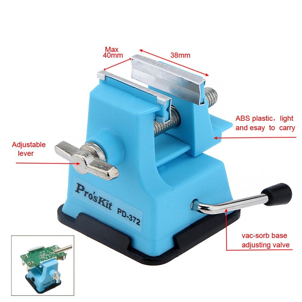 PD-372 Mini Bench Vise Working Table Bench Vice for DIY Jewelry Craft Mould Fixed Repair Tool