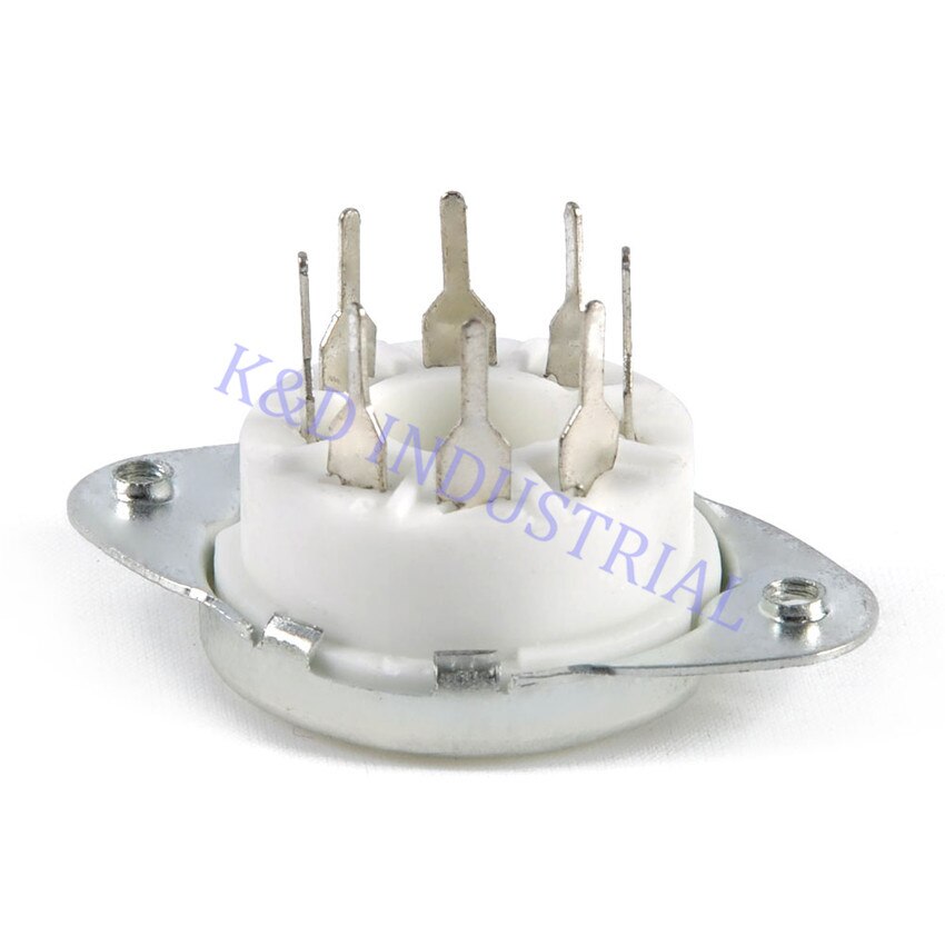 5pcs Octal 8Pin Ceramic Vacuum Tube Socket Top Mount for EL34 6550 KT88 KT66 6SN7 5U4G Valve Base DIY Audio Amp