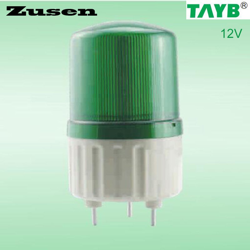 Zusen 12v TB1081J Alarm rolling Signaal Waarschuw Waarschuwing Sirene LED Lamp met zoemer: green