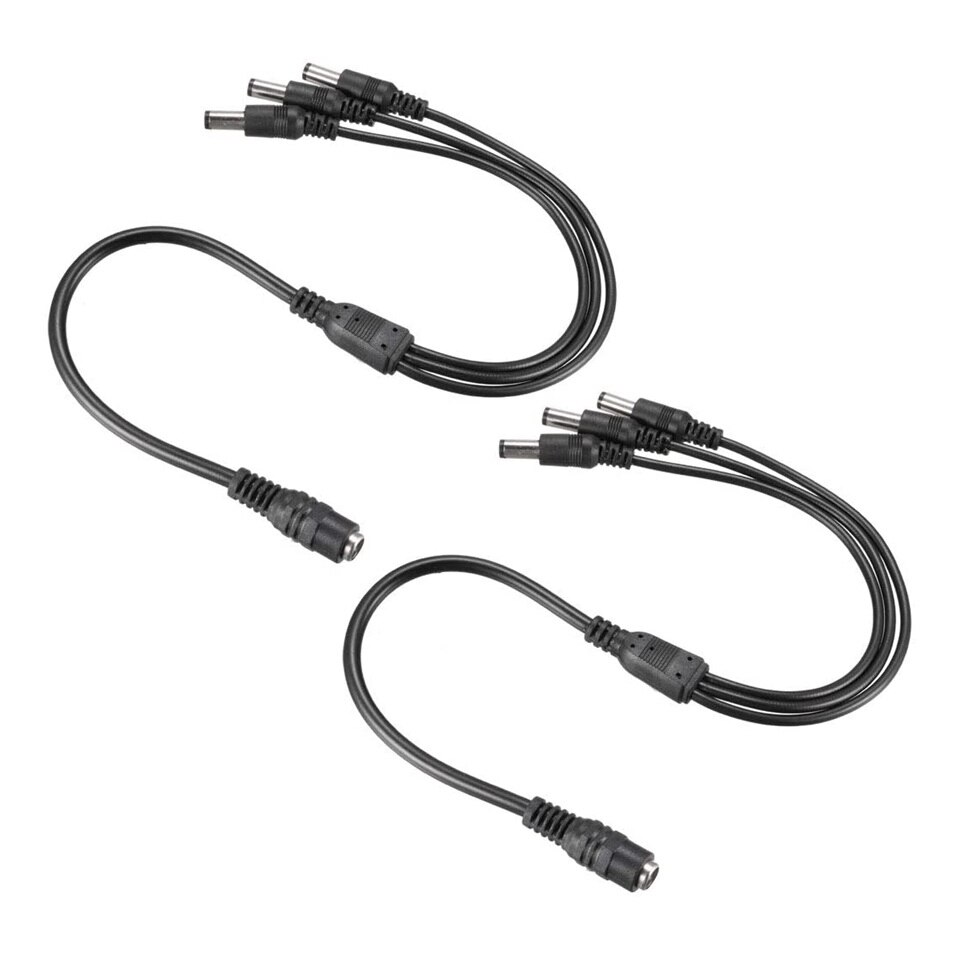 DC Splitter LED Strip 1 Female to 2 3 Male Way 5mm*2.1mm Splitter Extension White LED Strip Light Power Splitter 2,3,5Pcs/lot