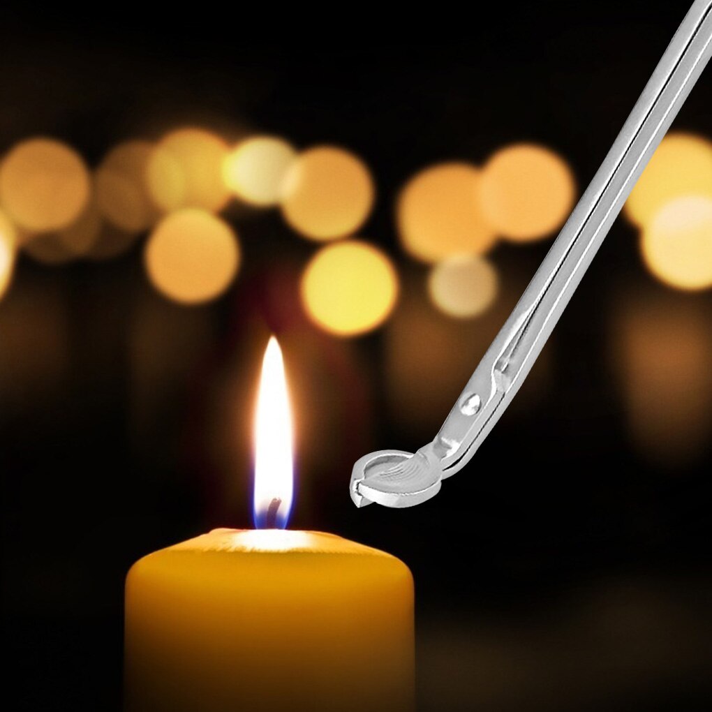 Candle Wick Scissors Stainless Steel Non-slip Aroma Candle Wick Trimmer Clipper Trimming Tool