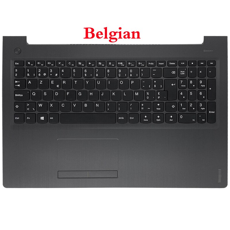 Funda superior/inferior para lenovo ideapad 310-15 310-15ISK 310-15ABR 510-15 510-15ISK 510-15IKB, reposamanos, varios idiomas,: Belgian
