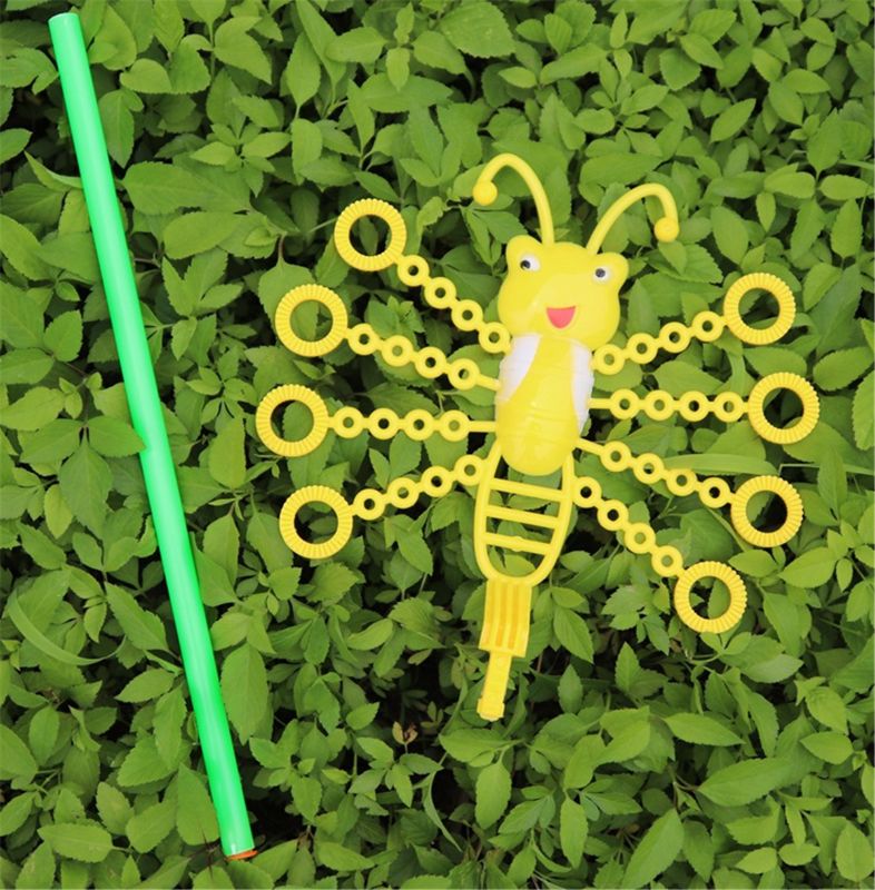 . Children Water Blowing Toys Outdoor Fun Sport Soap Blowing Bubble Horn Concentra: B