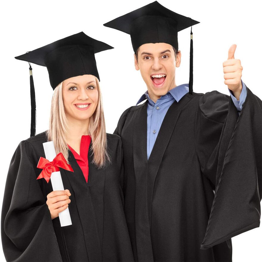 College Adjustable Bachelor Hat Graduation Cap Adult Children Universal Graduation Cap Fast