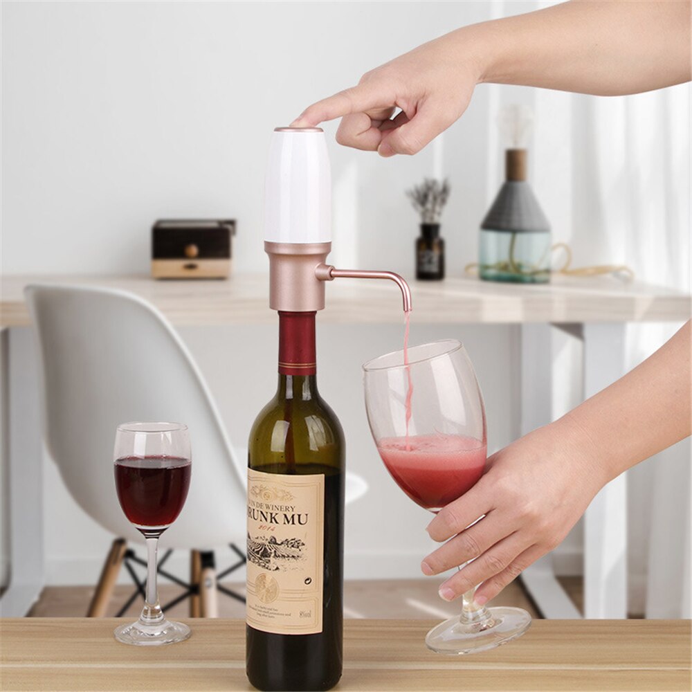 Usb automatisk vinpump elektrisk karaff bärbar snabb vinluftare karaff smart snabb dekanterande vinautomat