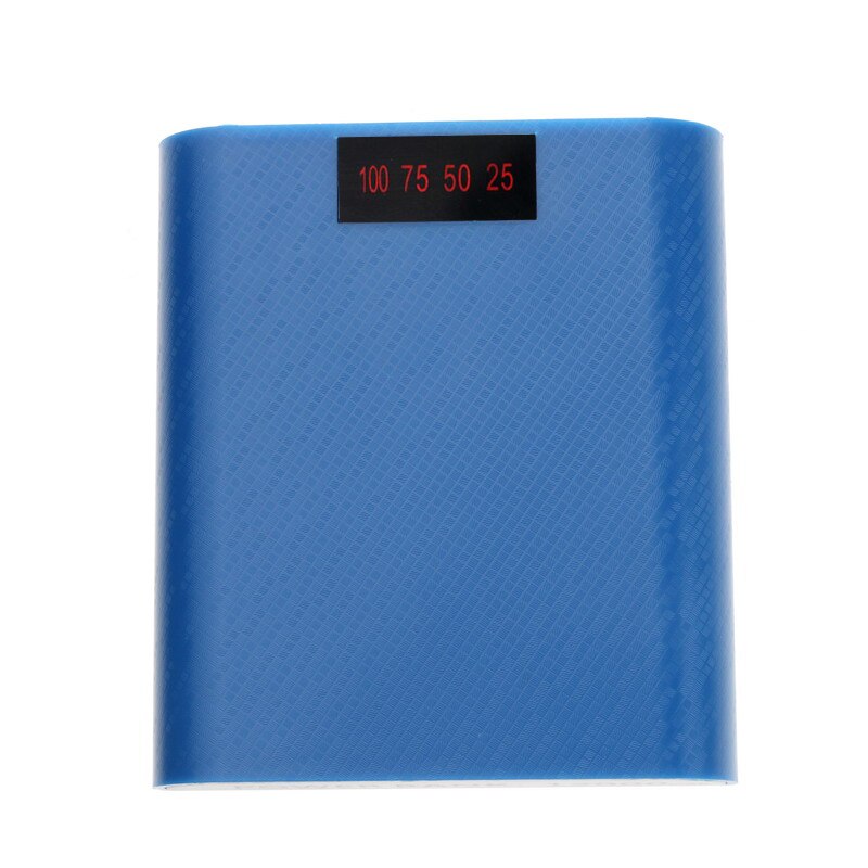 Kebidumei 5v usb 4 * 18650 powerbank akku diy gehäuse box handy ladegerät display bildschirm für iphone  x 7 xiaomi: Blau