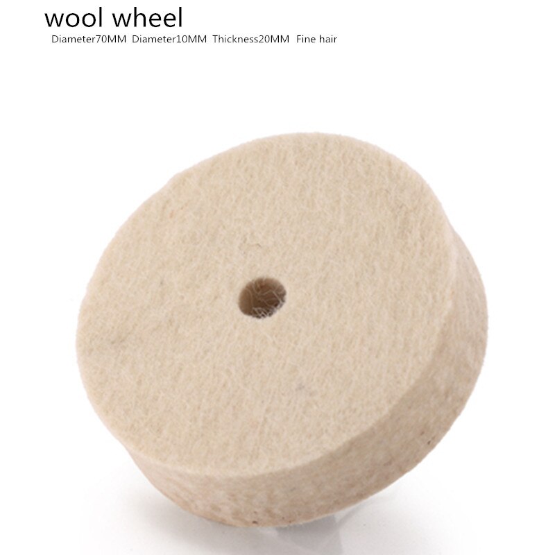 3 inch fiber wheel nylon polishing wheel table grinder small grinding wire wheel wool mirror polishing piece.: 80# / 10PCS