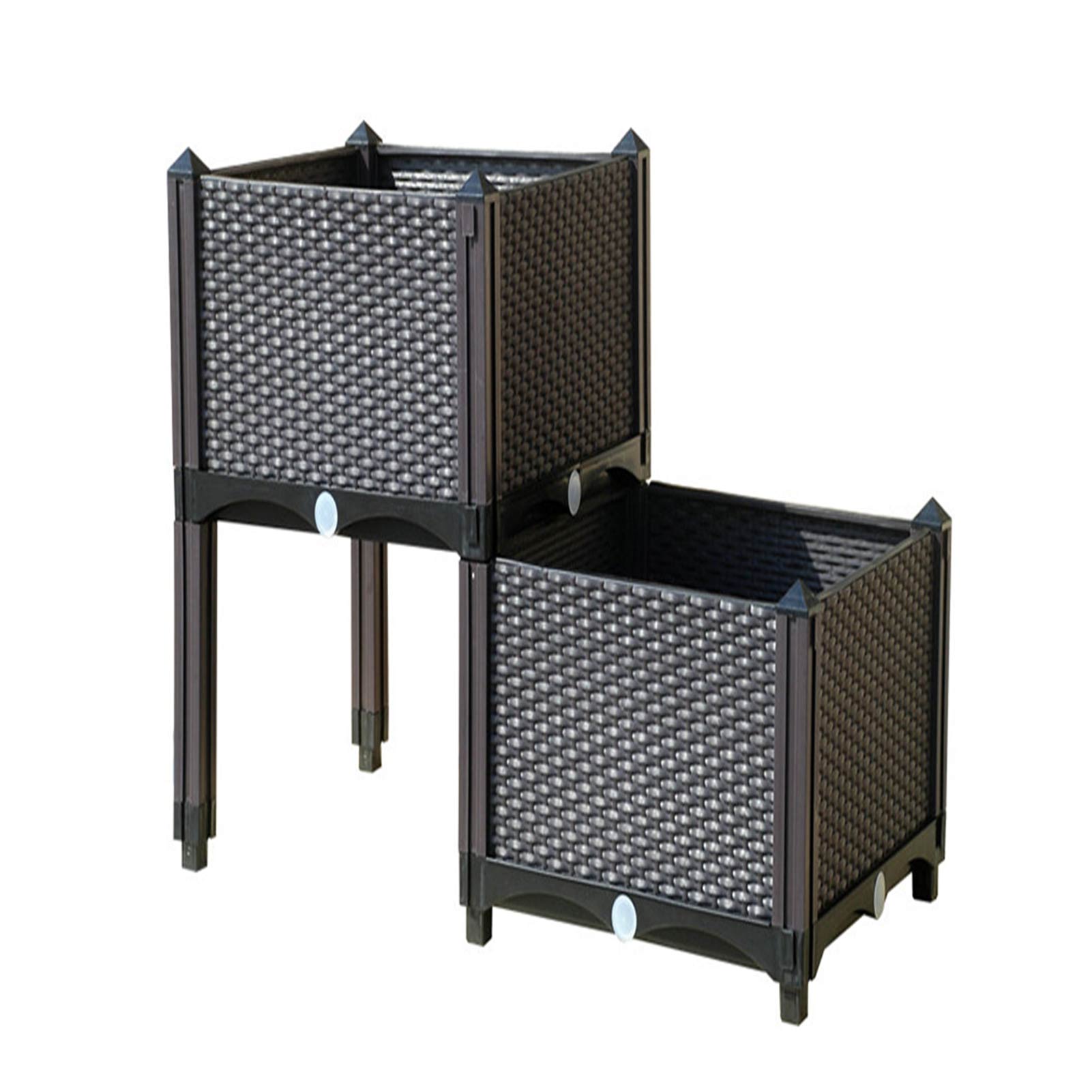 Garden Grow Bag Tuin Jardin Jardinage Ogrod Verhoogde Plant Bed Tuin Bloem Bloemen Planter Planten Doos Met Benen Lade: Ladder Duo