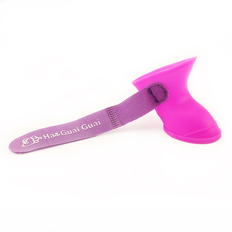 XL/XXL 4pcs/set Pet Shoes Dog Waterproof Rain Boots Rubber Candy Color Large Dog Shoes