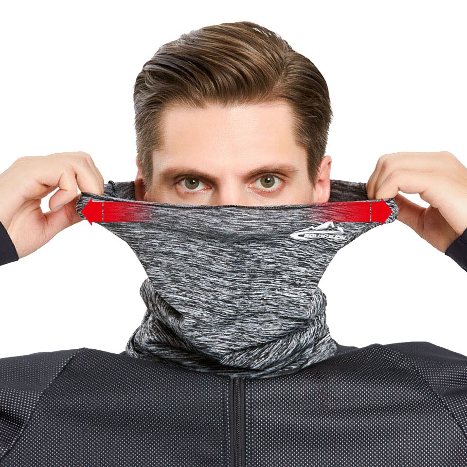 Varm vinter svart bandana huvud täcka hals huvudband cykling fiske balaclava mask halsduk multifunktionella utomhus huvudbonader