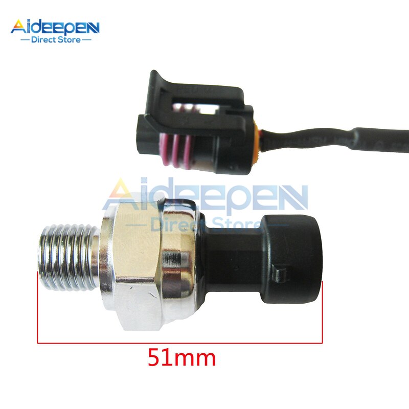 DC 5V G1/4 Pressure Sensor Transmitter Pressure Transducer 1.2 MPa 174 PSI For Water Gas Air Oil Fuel Car Stainless Steel Switch