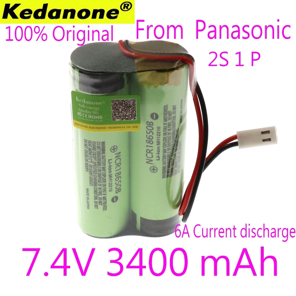 Kedanone 7.4 V / 8.4 V 100% Originele 18650 Lithium Batterij 3400 Ma Oplaadbare Batterij Megafoon Luidspreker Bescherming Boord