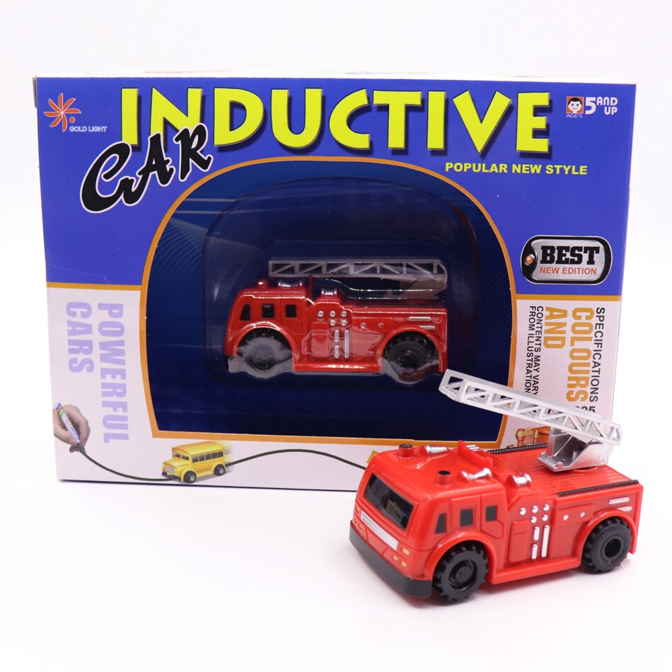 Techniek Voertuigen Truck Mini Magic Pen Inductieve Kinderen Truck Tank Speelgoed Auto Trekken Lijnen Inductie Spoor Auto