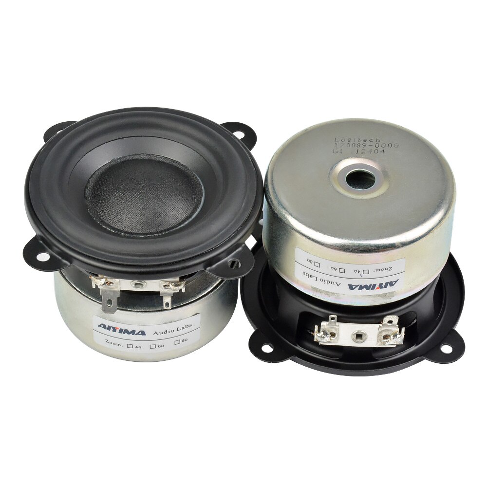 AIYIMA 3 inch 4 Ohm 20 W Full Range Speaker Woofer Bass Mid Tweeter Neodymium Draagbare Auto Versterker DIY Speaker