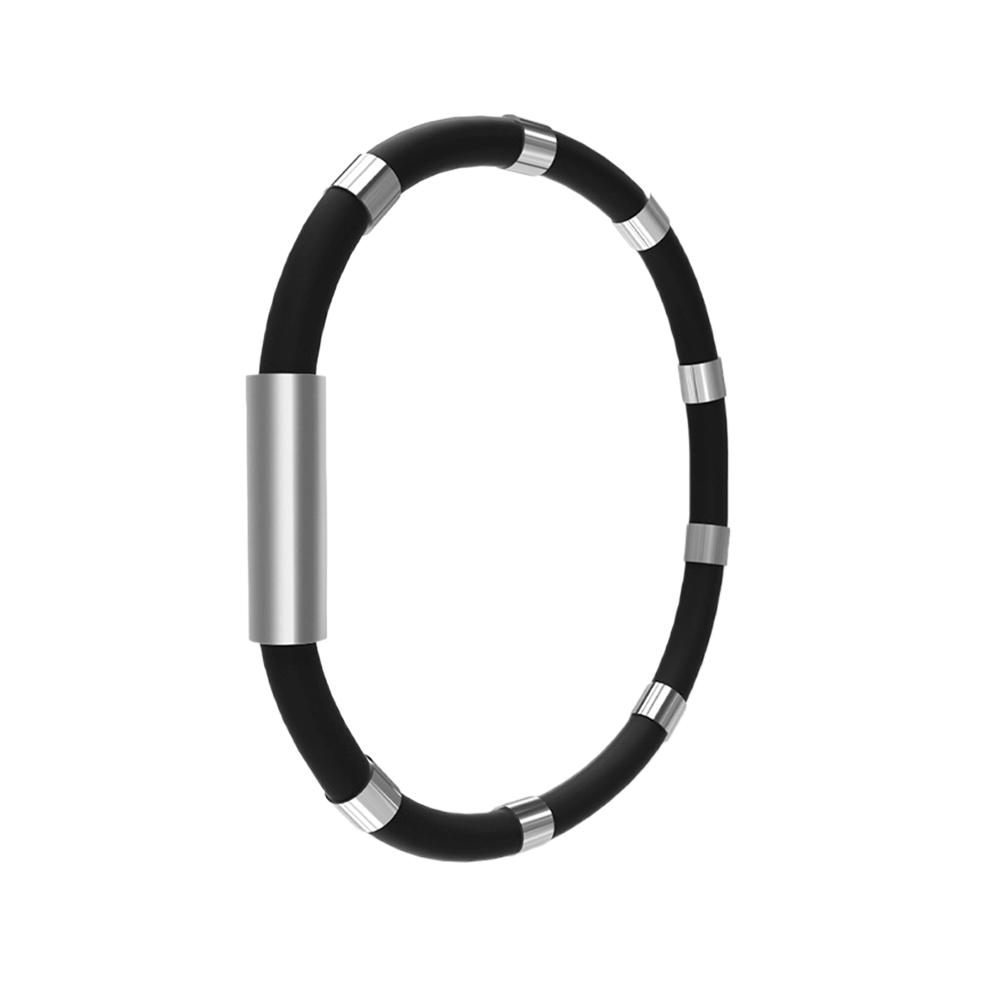 Pulsera antiestática para coche, elimina la electricidad estática del cuerpo humano, pulsera deportiva magnética para parejas con estilo, accesorios para coche: Tipo de bala
