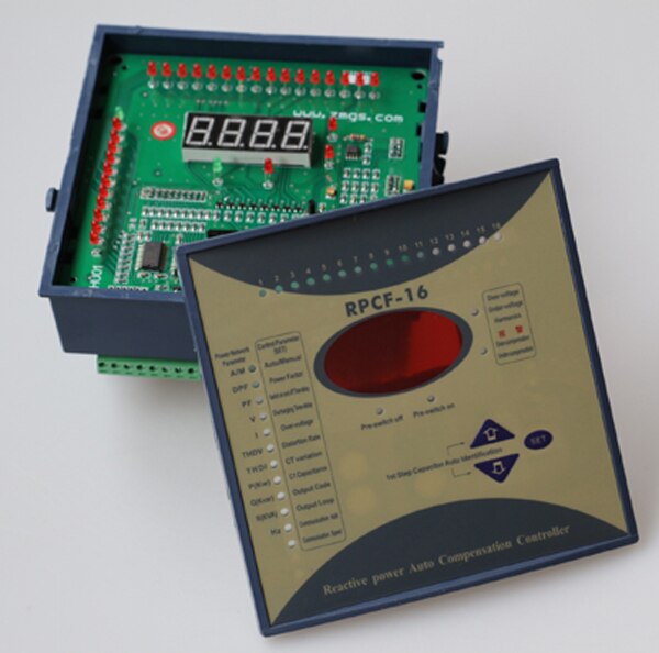 Tmd Rpcf 16 Stap 380 V Power Factor Regulator Relais Voor Motor Run Power Condensator Reactieve Power Factor Controller