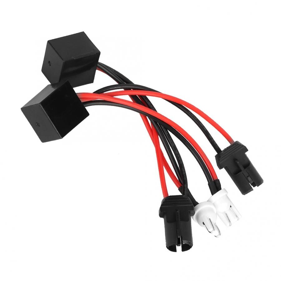 Décodeur de phare LED T10 Canbus, dispositif de décodeur de phares, lampes décoratives, Anti-scintillement, annuleurs d&#39;erreur, 2 pièces