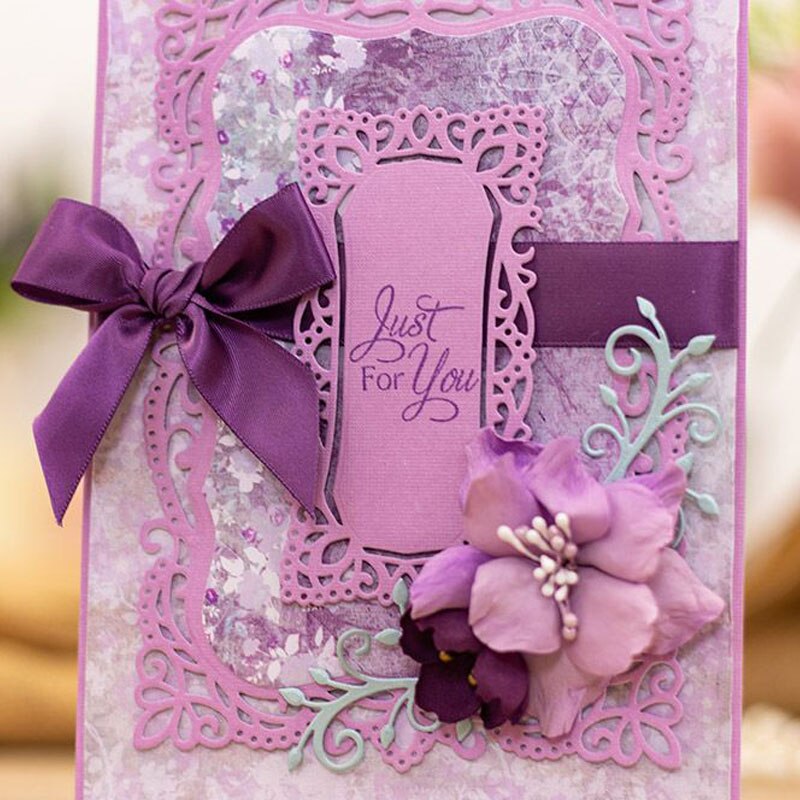 Metal Cutting Dies Four Leaf Clover Posies Shape For DIY Scrapbooking Album Card Making Stencil Embossing Dies