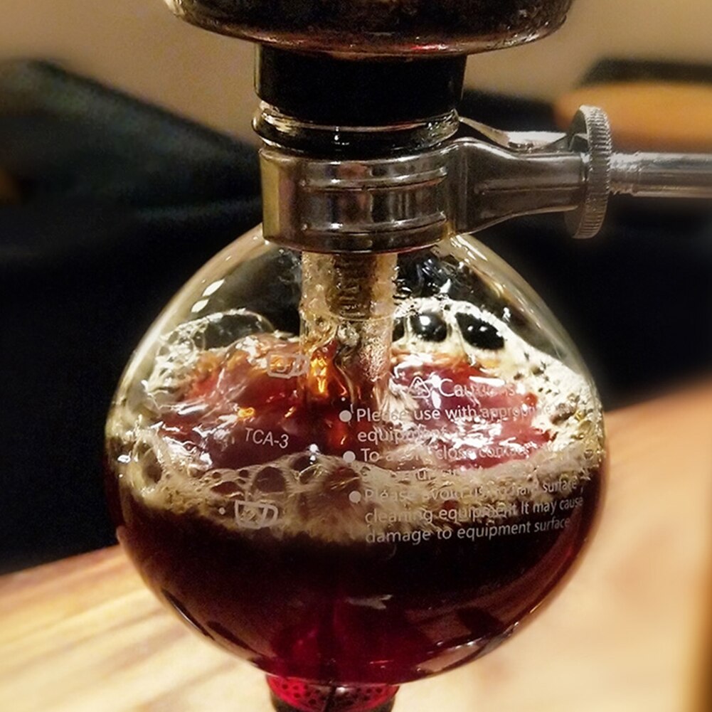 3 Cups Syphon Pots Coffee Vacuum Kettle Pot Set Filter Syphon Coffee Maker