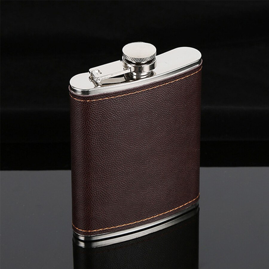 5 6 7 oz mini hofteflaske whisky kolbe bærbar metal alkohol kolbe mænd udendørs lomme vinflaske lille mini kolbe: 6 oz