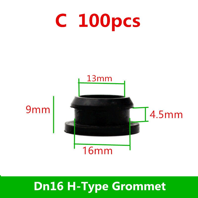 Dn16 Offtake For PVC Pipe With Rubber Grommet Starter Barb Connector For Poly Hose Into a PVC Pipe Drip Barb Fittings
