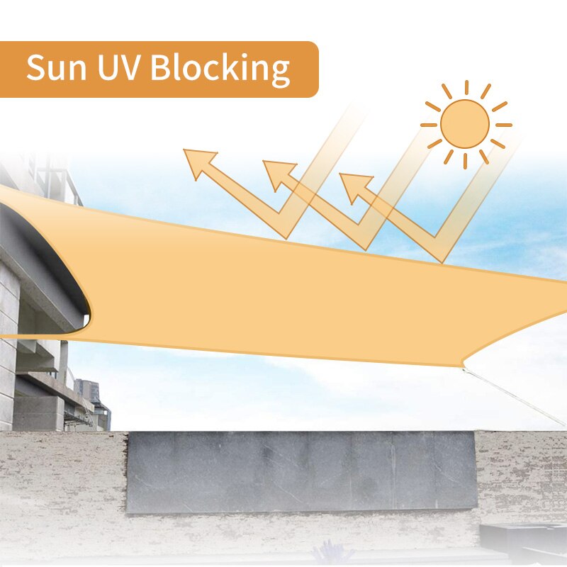 2*3/3*3M Outdoor Sun Shade Sail Ultralight Garden Canopy Pool Tent Sun Shade Beach Sun Shelter Tarp Portable Shade Sai Umbrella