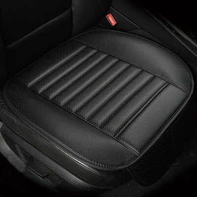 WLMWL Universal Leather Car seat cushion for Peugeot all models 206 307 407 207 3008 508 208 308 406 301 car accessorie: black