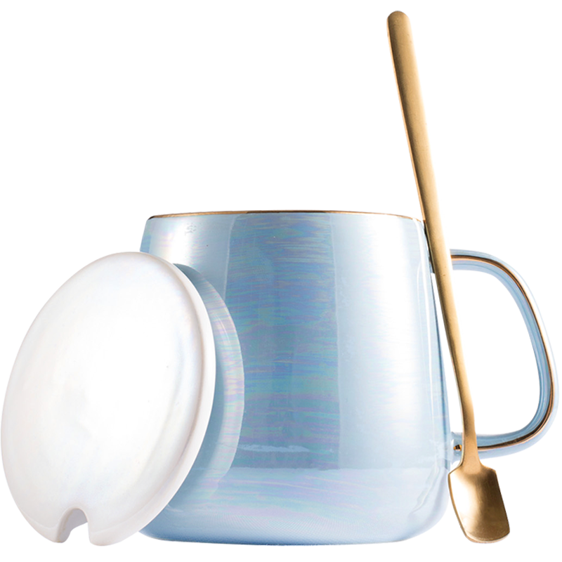 Ceramic Mugs Coffee Cups Gold Inlay Coffe Mug With Handle Tea Cup Milk Mug Heat Insulation Home Office Espresso Cups